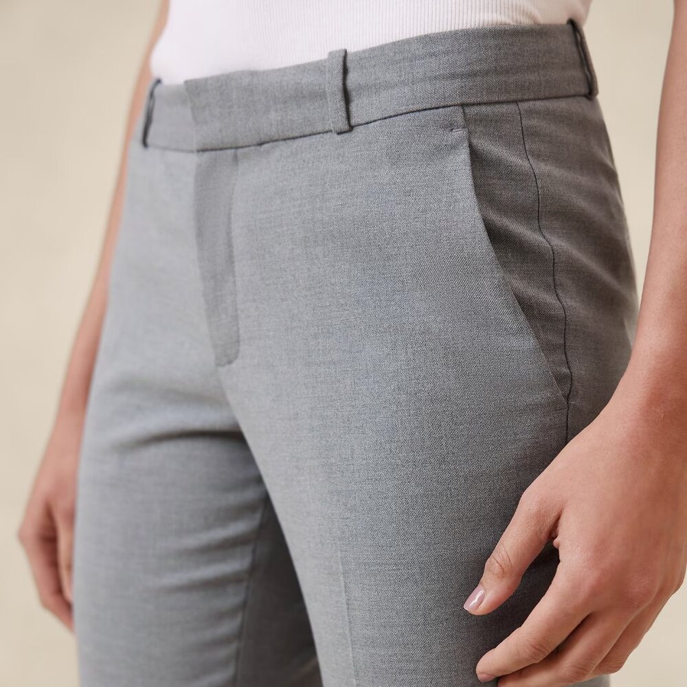 Banana Republic Factory Ryan Straight Stretch Twill Pant size 2 Black - Picture 3 of 5